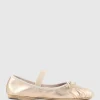 Eden Ballet With Elastic Strap In Gold