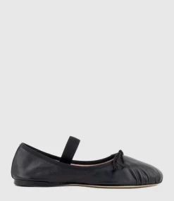 Eden Ballet With Elastic Strap In Black