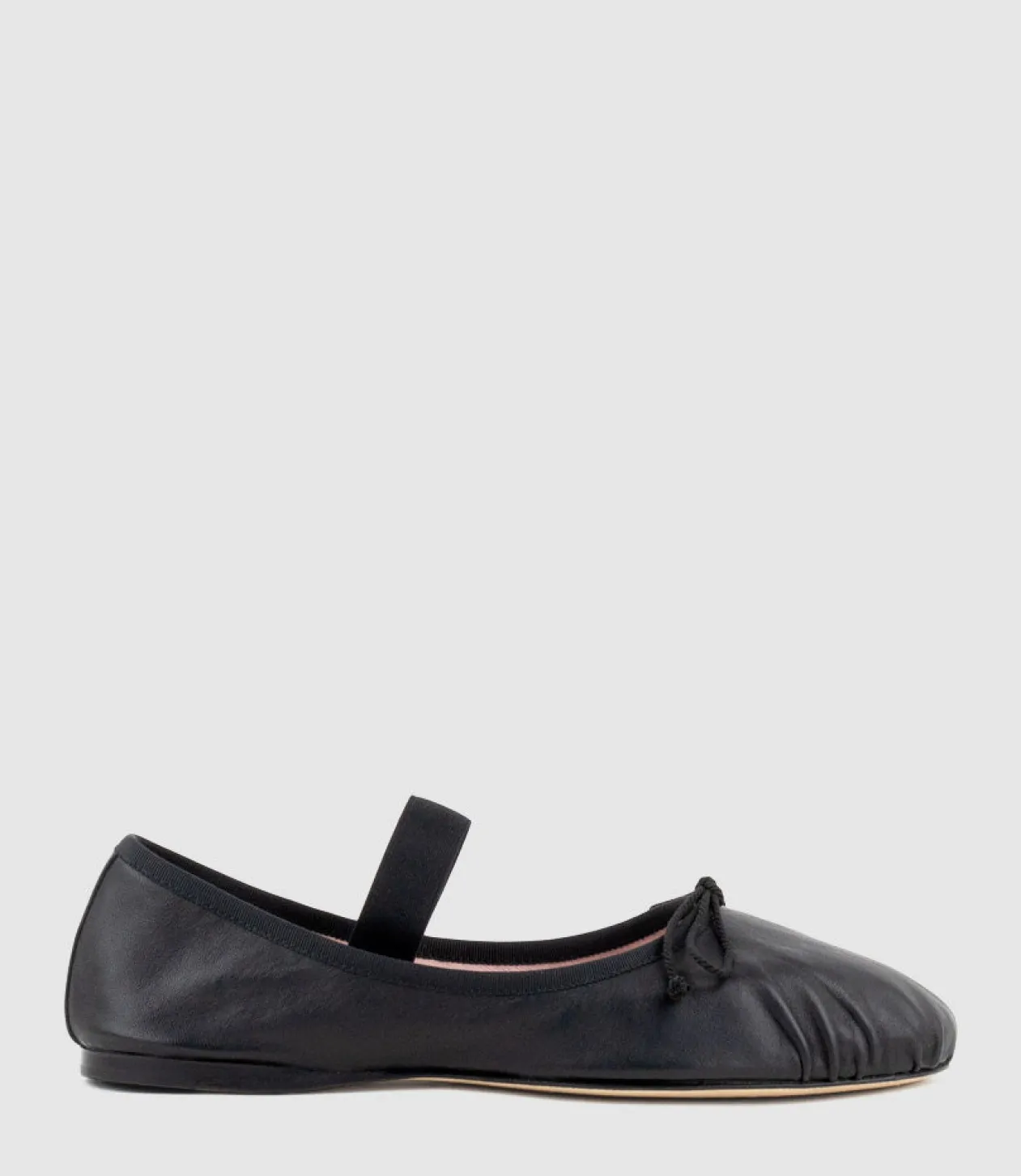 Eden Ballet With Elastic Strap In Black