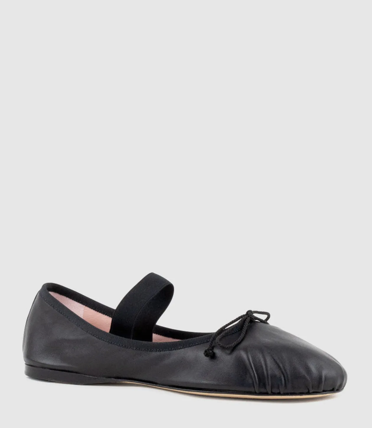 Eden Ballet With Elastic Strap In Black