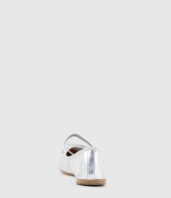 Eden Ballet With Elastic Strap In Silver