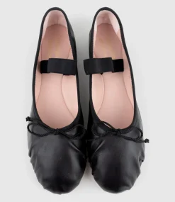 Eden Ballet With Elastic Strap In Black
