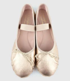 Eden Ballet With Elastic Strap In Gold