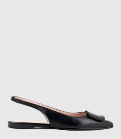 Eliza Slingback With Hardware In Black