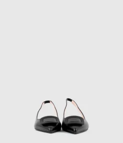 Eliza Slingback With Hardware In Black