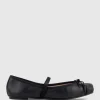 Eloise Square Toe Ballet In Black