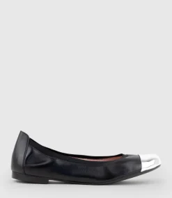 Elora Cap Toe Ballet In Black