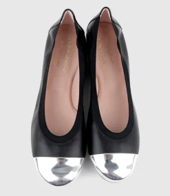 Elora Cap Toe Ballet In Black
