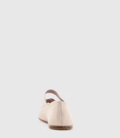 Emaline Crossover Elastic Ballet In Nude