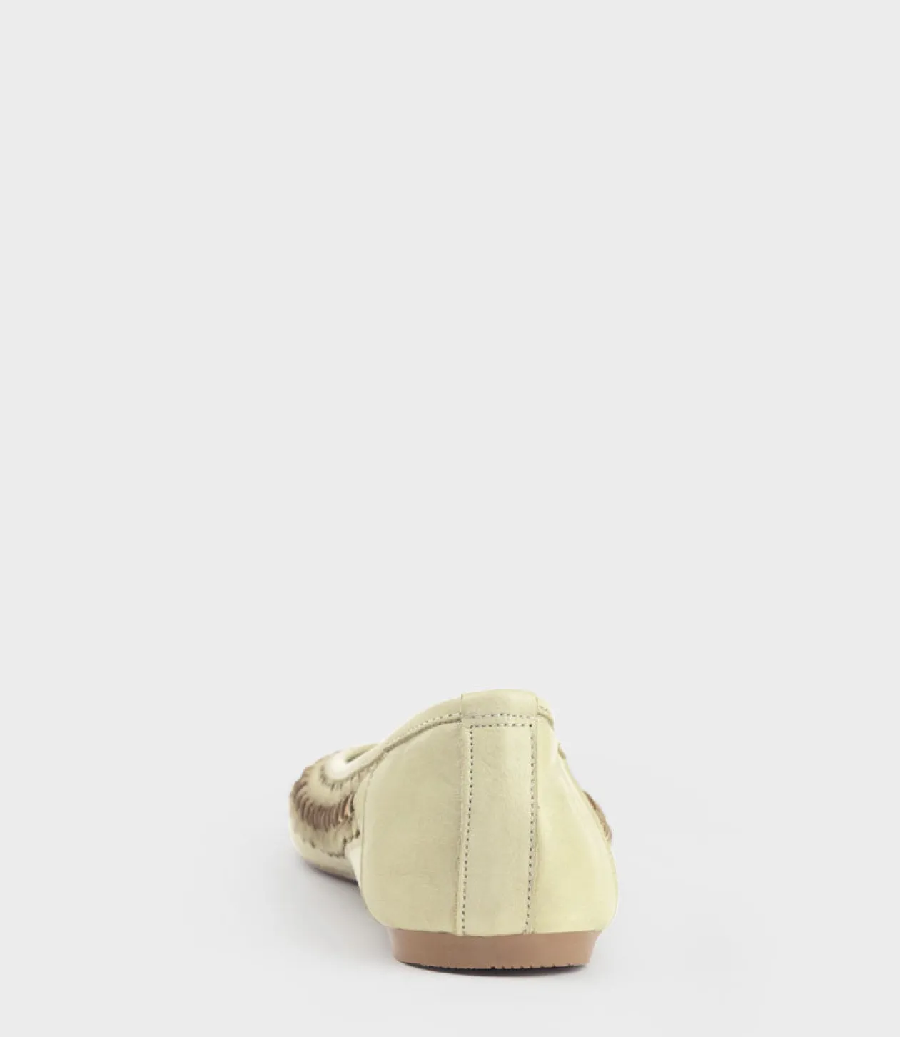 Emina Woven Detail Ballet In Sage