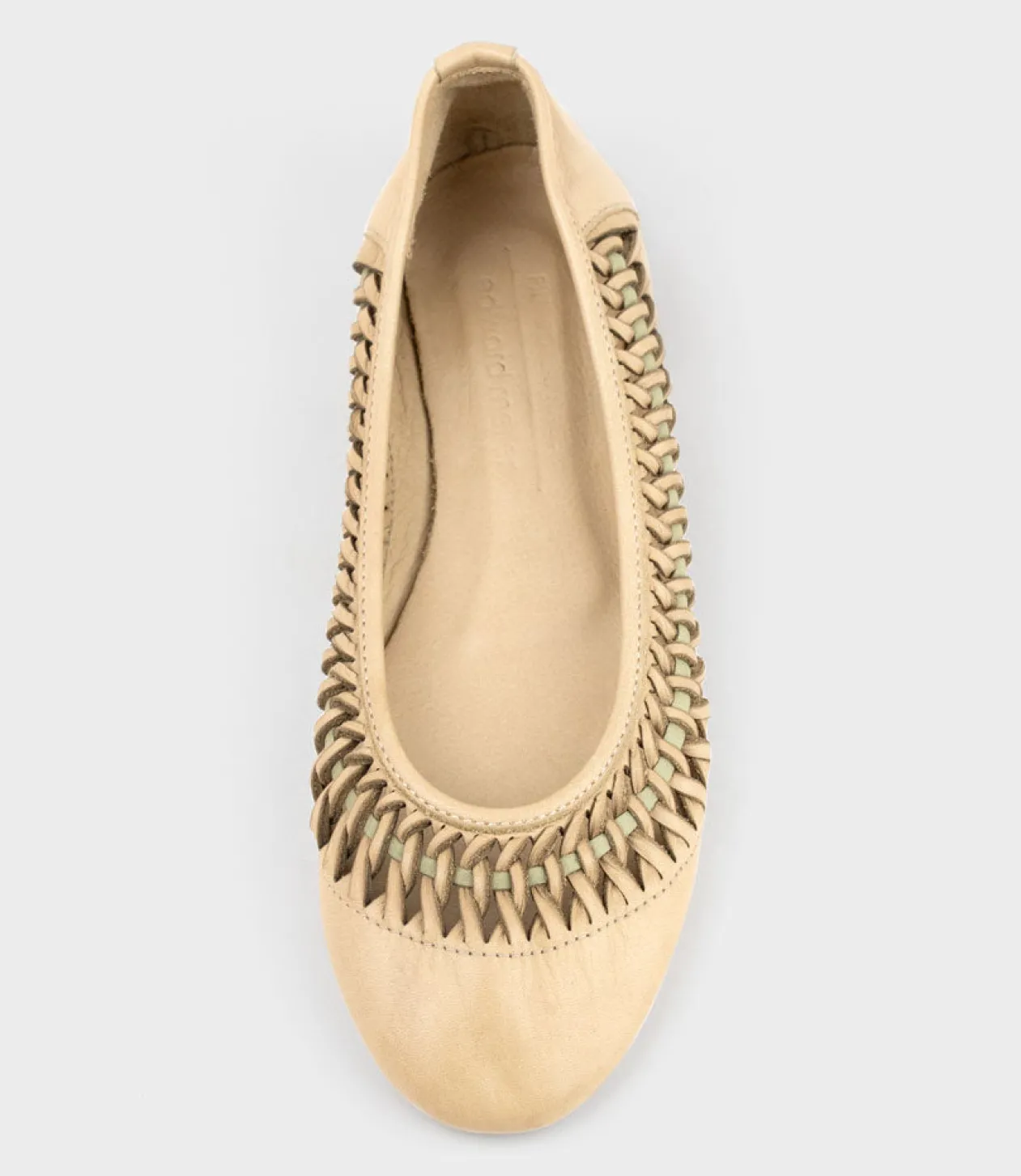 Emina Woven Detail Ballet In Natural