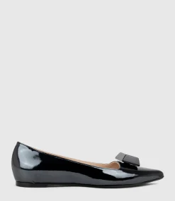 Emrata Pointed Ballet With Trim In Black