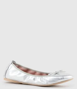 Esme Classic Soft Ballet In Silver
