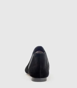 Faeda Ankle Bootie In Black Suede