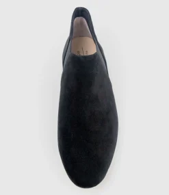Faeda Ankle Bootie In Black Suede