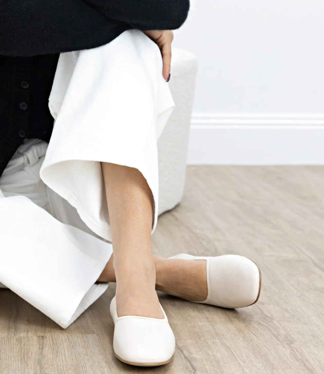 Faith Choked Up Ballet In Offwhite