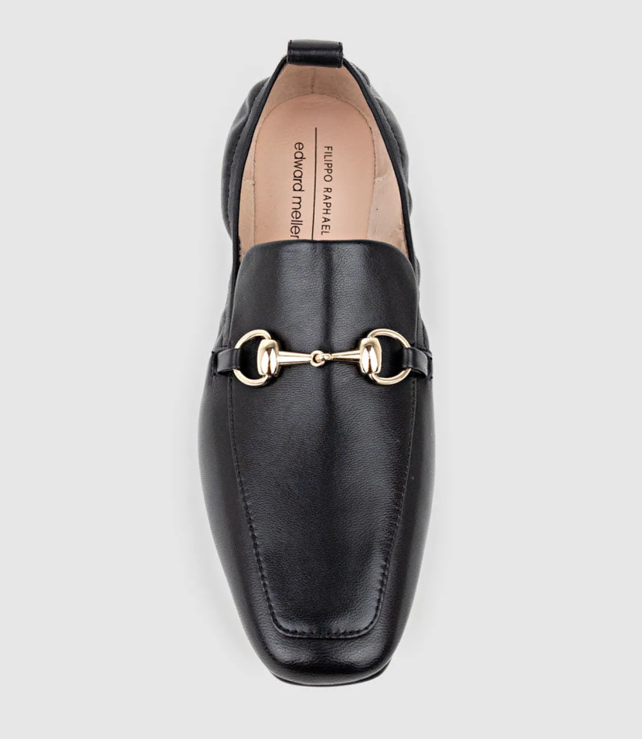 Finer Elastic Back Slipper With Hardware In Black