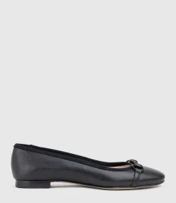 Finity Classic Ballet With Tonal Trim In Black