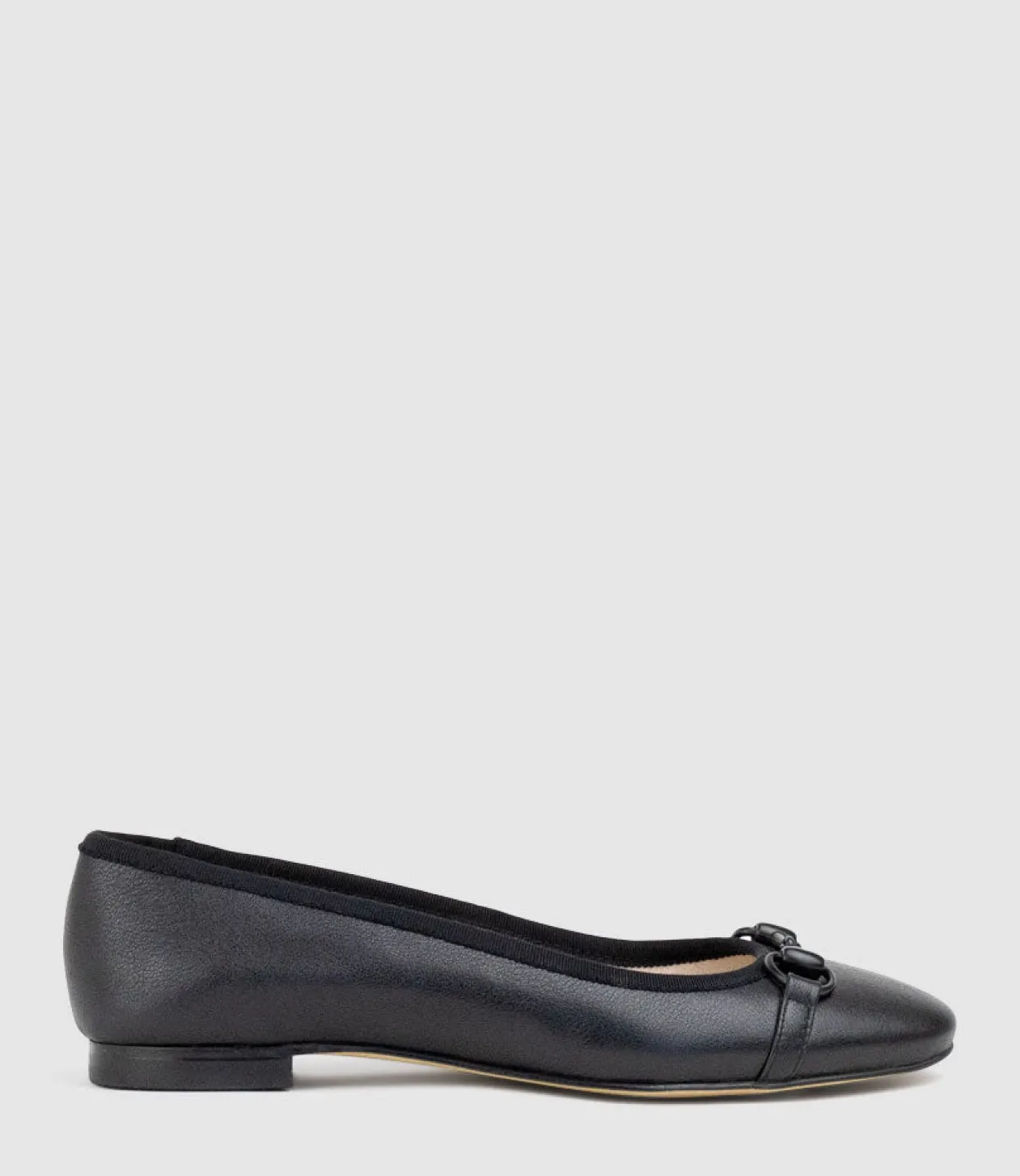 Finity Classic Ballet With Tonal Trim In Black