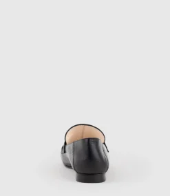 Finlay Moccasin With Collapsible Back In Black Calf
