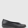 Frankly Cap Toe Comfort Ballet In Black