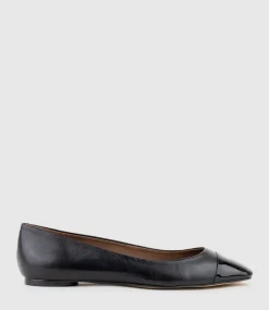 Fynn Cap Toe Ballet In Black
