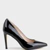 Gaga 100Mm Pointed Toe Pump In Black Patent