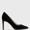 Gaga 100Mm Pointed Toe Pump In Black Suede