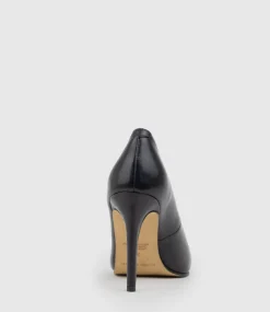 Gaga 100Mm Pointed Toe Pump In Black Baby Calf