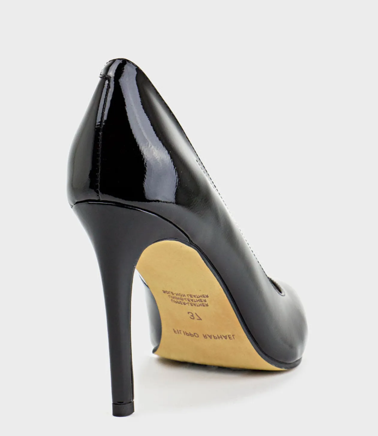 Gaga 100Mm Pointed Toe Pump In Black Patent