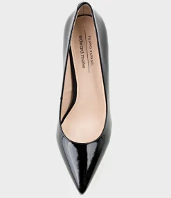 Gaga 100Mm Pointed Toe Pump In Black Patent