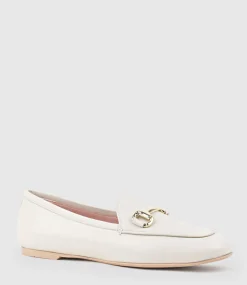Galio Horsebit Loafer In Offwhite