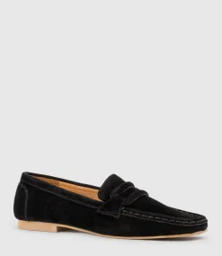 Germaine Moccasin In Black Suede