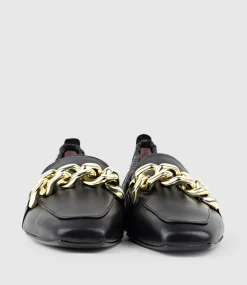 Giani Loafer With Chain In Black