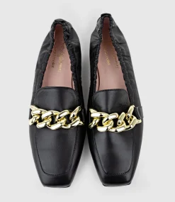 Giani Loafer With Chain In Black
