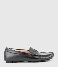 Gracey Driving Moccasin In Black Calf