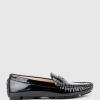 Gracey Driving Moccasin In Black Patent