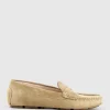 Gracey Driving Moccasin In Camel Suede