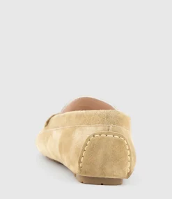 Gracey Driving Moccasin In Camel Suede