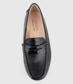 Gracey Driving Moccasin In Black Calf