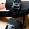 Graded Moccasin With Tonal Hardware In Black Suede