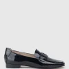 Grady Moccasin With Hardware In Black Patent
