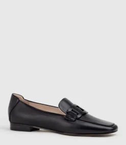 Grady Moccasin With Hardware In Black