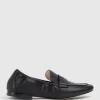 Gulliver Almond Toe Moccasin In Black
