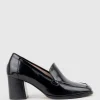 Hailey65 Albert Throat Pump In Black High Shine