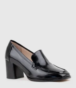 Hailey65 Albert Throat Pump In Black High Shine