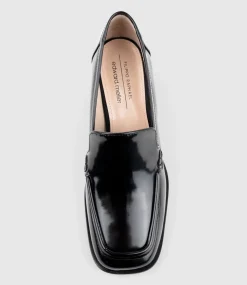 Hailey65 Albert Throat Pump In Black High Shine