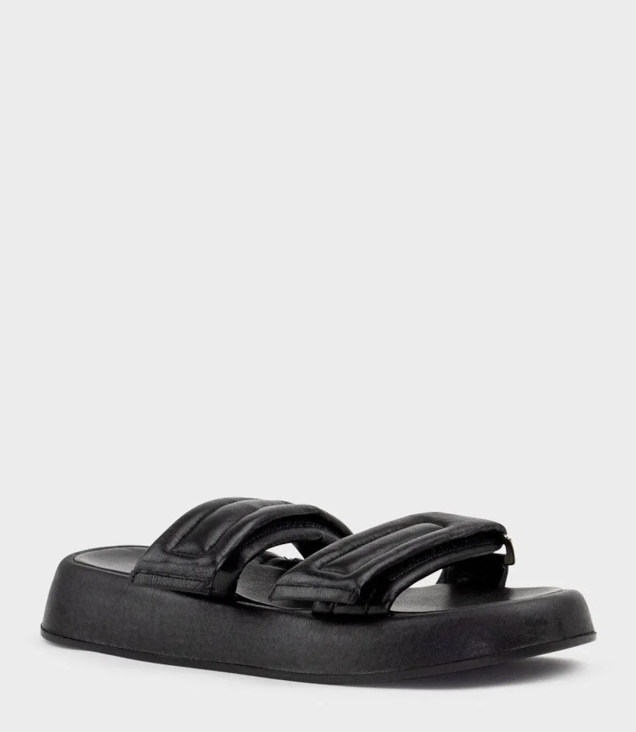 Hamlet Quilted Strap Slide On Unit In Black