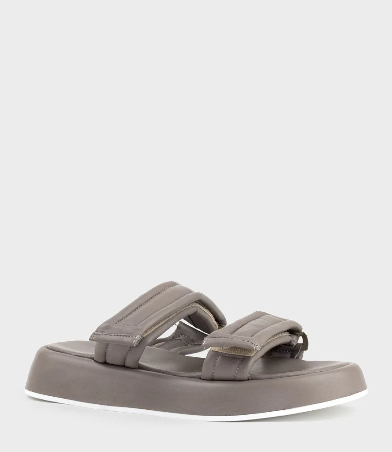 Hamlet Quilted Strap Slide On Unit In Taupe