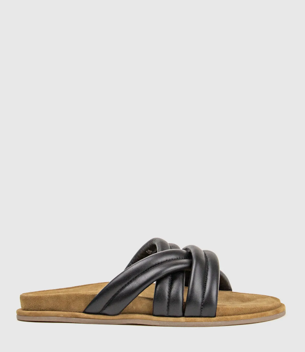 Harry Crossover Padded Pool Slide In Black